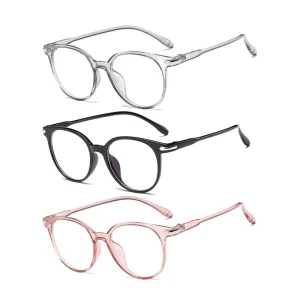Vintage Round Clear Lens Optical Eyeglass Frames