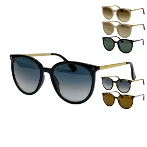 Vintage Round Sun Glasses Classic Retro UV400 High Quality Trending Luxury Eyewear Designer Polarized Sunglasses for Women