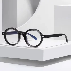 Vintage Round TR90 Anti-Blue-Light Optical Eyeglass Frames