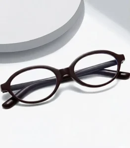 Vintage Small Oval Blue Light Blocking Glasses for Women Minimalist High Quality Prescription Ready Eyewear