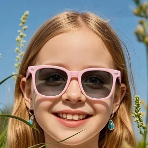 Vintage Soft Silicone Polarized Sunglasses for Boys and Girls