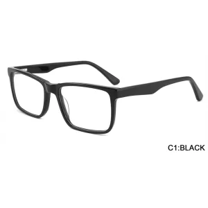 Vintage Square Acetate Optical Eyeglass Frames for Men and Women