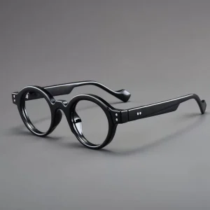 Vintage Thick Oval Round Optical Eyeglass Frames for Men and Women