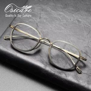 Vintage Titanium Optical Eyeglass Frames Black