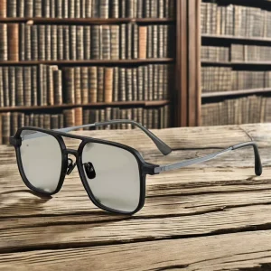 VisualMate OEM Men Luxury Eyes Glass Pilot Style Optical Frames Square Spectacles Frame Glasses