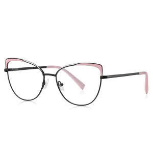 Visualmate Eyewear Newest Cat Eye Metal Spectacle Frames Eyeglasses