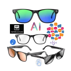 W100 Smart Eyewear 135-Language Translation AI Conversation Phone Calls Music Playback