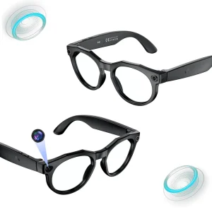 W611Pro Smart Glasses 8MP Camera 1080P Video AI Translation Voice Control Bluetooth Calling IP66 Photochromic Smart Eyewear