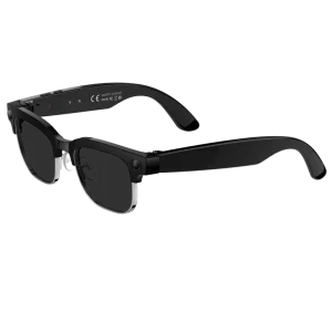 W630 AI Smart Glasses Full Rim Square Call Intelligent Translation Listen to Music Anti-Blue Light