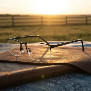 WCH CH8263 Rectangle Eyeglass Frames with Spring Temple