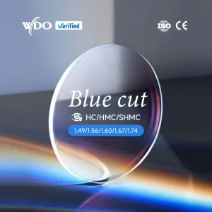 WDO Source Factory China Customer Best Choice Two piece Eyeglass Lens 1.56 UV420 Blue Cut Blocking Super Hydrophobic Lenses