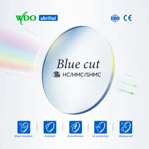 WDO Source Factory Good Quality Two piece 1.56 UV420 Blue Light Cut Optical Lenses 75mm Diameter Price China Lenses