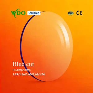 WDO Source Factory High Quality Single Vision Optical Eyewear 1.56 Blue Block UV420 HMC Coating Blue Cut Lenses