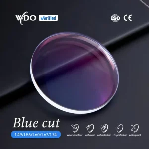WDO Source Factory White Base New Arrival 1.56 Low Reflection Clear Base Glass Lenses Optical Blue Light Blocking Two piece