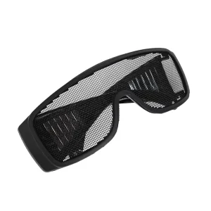 Wire-Mesh Safety Goggles for Humid Environments, Construction and Industrial Protection