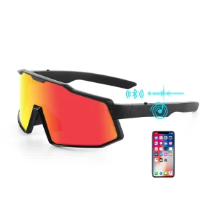 Wireless Bluetooth Sports Sunglasses with UV400 Protection for Cycling Baseball Fishing Running