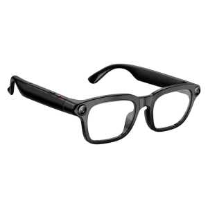 Wireless Smart Camera Glasses with HD 1080P Video Recording and Transparent Lens for Sports