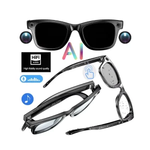Woman Men Sport Smart Eyewear Spectacles Eyeglasses Chatgpt Ai Glasses Smart Connected Ai with Integrated Camera Memory