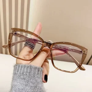 Women Eyeglasses Transparent PC Optical Glasses Spectacle Frames
