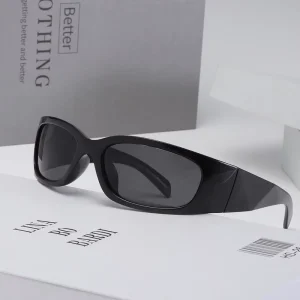 Women Men Wrap Round Future Technology Cross Border Fashion Trend Popular UV400 Full Frame Sunglasses