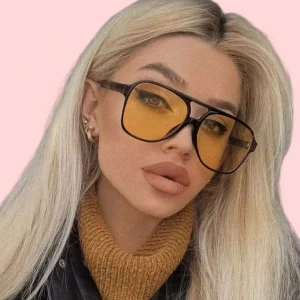 Women Retro Full Rim Sunglasses Uv400 Minimalist Fashion Outdoor Travel Gift Eyewear Accessories Summer