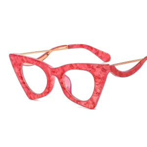 Women’s Cat Eye Optical Glasses with Prescription Lenses Small Transparent Frames
