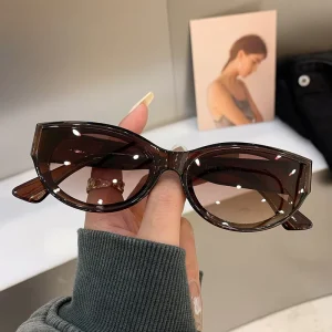 Women’s Cat-Eye Oval Vintage Sunglasses (KSG173)