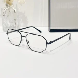 Women’s Clip On Polarized Retro Square Metal Optical Frames with Magnetic UV400 Sunglasses