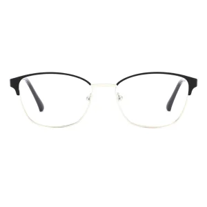 Women’s Colored Cat-Eye Full-Rim Reading Glasses with AC Lenses and Lightweight Metal Frame