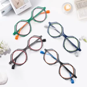 Women’s Colorful Metal Optical Eyeglass Frames