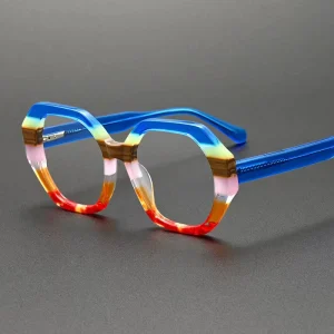 Women’s Decorative Retro Eyeglass Frames Anti-Blue-Light Glasses Without Prescription