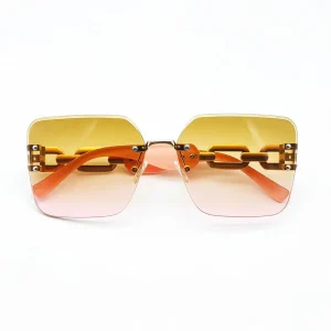 Women’s Frameless Sunglasses for Driving UV Protection