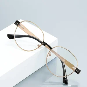 Women’s Full-Rim Optical Frames with Anti Blue Light Blocking Lenses