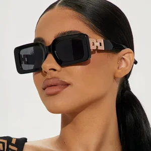Women’s Full-Rim Square Sunglasses with UV400 Protection