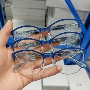 Women’s Metal Full-Rim Optical Frames Lightweight Daily Wear Eyeglasses