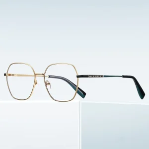 Women’s Metal Optical Eyeglass Frames Blue-Light-Blocking