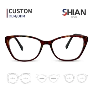 Women’s Optical Eye Glass Frames Full Rim Round Shape PC Lenses Lightweight Design For All Face Shapes