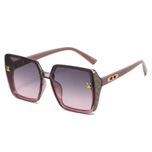 Women’s Oversized Square Retro Sunglasses with UV Protection