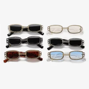 Women’s PC Eyeglass Frames with Rhinestone Detail
