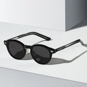Women’s Round-Frame TR90 Sunglasses