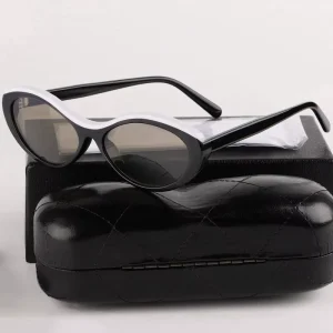 Women’s Small Letter Acetate Cat Eye Sunglasses UV400 Anti-Radiation Eyewear for Travel and Driving