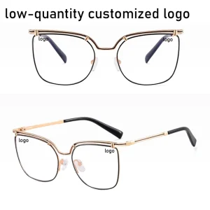 Women’s Square Optical Eyeglass Frames with Blue Light Blocking