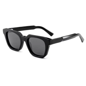 Women’s Square Sunglasses Men’s Polarized Sunglasses Large Acetate Frame