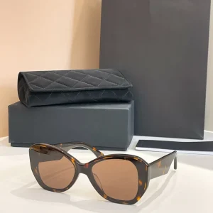 Women’s Stylish Tortoise Frame Cat Eye Sunglasses Brown Lens UV Protection Fashion Sun Glasses for Ladies Eyewear