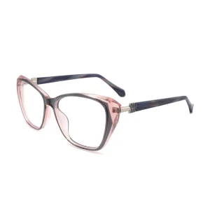 Women’s TR Cat Eye Optical Eyeglasses Solid Pattern Prescription Frames LE1045