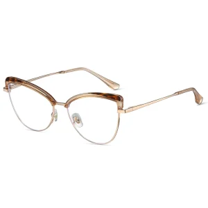 Women’s TR90 Eyeglass Frames Blue-Light-Blocking Optical Eyewear