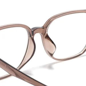 Women’s TR90 Optical Frames, Shiny Surface, Anti-Blue-Light Prescription Eyeglasses