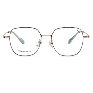 Women’s Titanium Retro Round Optical Eyeglass Frames Reading Vintage Ellipse Clear Lens CE Certified