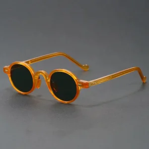 Women’s UV Protection Steampunk Round Sunglasses