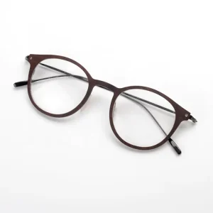 Wooden Metal Frame Eyeglasses